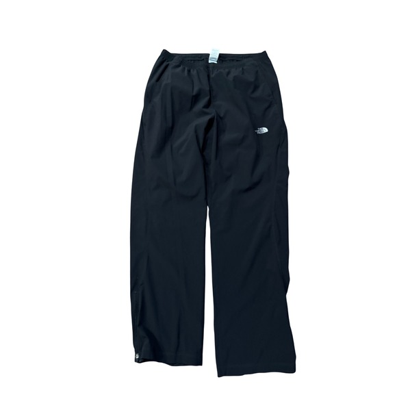 The North Face Pants Mens L Black Nylon Blend Athletic Track Zippers - Picture 1 of 6